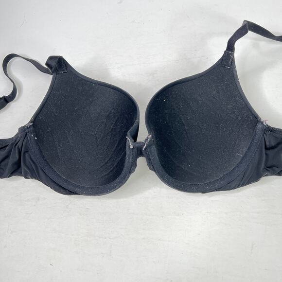 Victorias Secret T-Shirt Push Up Full Coverage Convertible Bra Black 34B - Picture 3 of 7